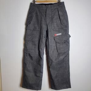 Sims men's Small Grey Patterned snow pants in Great used condition